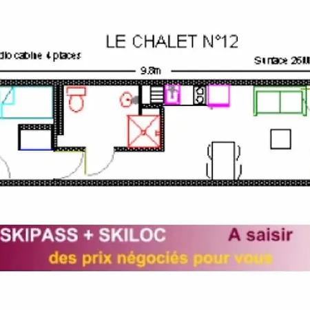 Apartment Le - Piscine 12 - Pour 4 Personnes Mae-8724 Gourette
